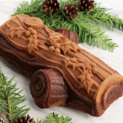 NORDIC WARE Moule à Gâteau Bûche de Noël Silver* Moule Anti-adhésif|Moules À Gâteaux