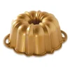 NORDIC WARE Moule à Gâteau Bundt Anniversaire Gold 2,5 L* Moule Anti-adhésif|Moules À Gâteaux