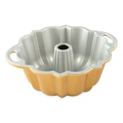 NORDIC WARE Moule à Gâteau Bundt Anniversaire Gold 1,5 L* Moule Anti-adhésif|Moules À Gâteaux