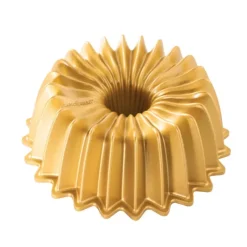 NORDIC WARE Moule à Gâteau Bundt Brilliance 1,5 L Gold* Moule Anti-adhésif|Moules À Gâteaux