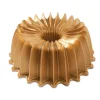 NORDIC WARE Moule à Gâteau Bundt Brilliance 2,5 L Gold* Moule Anti-adhésif|Moules À Gâteaux