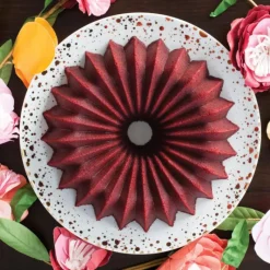 NORDIC WARE Moule à Gâteau Bundt Brilliance 2,5 L Gold* Moule Anti-adhésif|Moules À Gâteaux