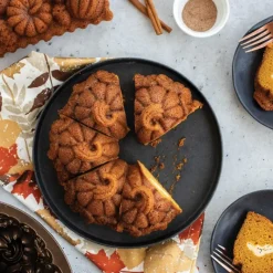 NORDIC WARE Moule à Gâteau Bundt Citrouille Bronze* Moule Anti-adhésif|Moules À Gâteaux