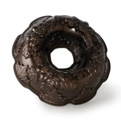NORDIC WARE Moule à Gâteau Bundt Couronne d'Automne Bronze* Moule Anti-adhésif|Moules À Gâteaux