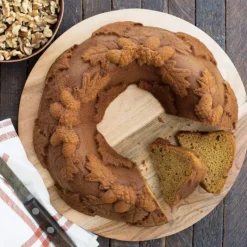 NORDIC WARE Moule à Gâteau Bundt Couronne d'Automne Bronze* Moule Anti-adhésif|Moules À Gâteaux