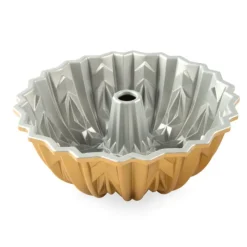 NORDIC WARE Moule à Gâteau Bundt Crystal Gold* Moule Anti-adhésif|Moules À Gâteaux