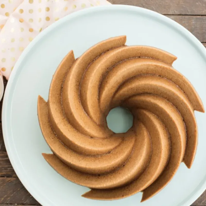 NORDIC WARE Moule à Gâteau Bundt Héritage 2,5 L Gold* Moule Anti-adhésif|Moules À Gâteaux