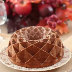 NORDIC WARE Moule à Gâteau Bundt Jubilee Gold* Moule Anti-adhésif|Moules À Gâteaux