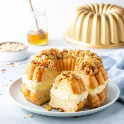 NORDIC WARE Moule à Gâteau Bundt Élégant Gold* Moule Anti-adhésif|Moules À Gâteaux