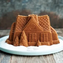 NORDIC WARE Moule à Gâteau Bundt Maison Silver* Moule Anti-adhésif|Moules À Gâteaux