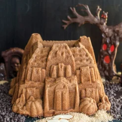 NORDIC WARE Moule à Gâteau Bundt Maison Hantée Bronze* Moule Anti-adhésif|Moules À Gâteaux