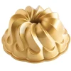 NORDIC WARE Moule à Gâteau Bundt Pirouette Gold* Moule Anti-adhésif|Moules À Gâteaux