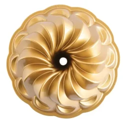 NORDIC WARE Moule à Gâteau Bundt Pirouette Gold* Moule Anti-adhésif|Moules À Gâteaux