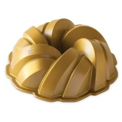 NORDIC WARE Moule à Gâteau Bundt Torsadé Gold* Moule Anti-adhésif|Moules À Gâteaux