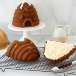 NORDIC WARE Moule à Gâteau 3D Ruche Toffee* Moule Anti-adhésif|Moules À Gâteaux