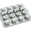 NORDIC WARE Moule à Gâteaux Assortis Thé de Noël (x16) Silver* Moule Anti-adhésif|Moules À Gâteaux