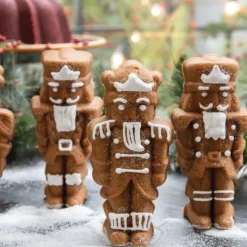 NORDIC WARE Moule à Gâteaux Casse-Noisettes (x4) Silver* Moule Anti-adhésif|Moules À Gâteaux