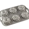 NORDIC WARE Moule à Gâteaux Couronnes de Noël (x6) Silver* Moule Anti-adhésif|Moules À Gâteaux