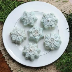 NORDIC WARE Moule à Gâteaux Flocons de Neige (x6) Silver* Moule Anti-adhésif|Moules À Gâteaux