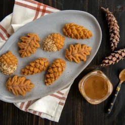 NORDIC WARE Moule à Gâteaux Pommes de Pin (x9) Bronze* Moule Anti-adhésif|Moules À Gâteaux