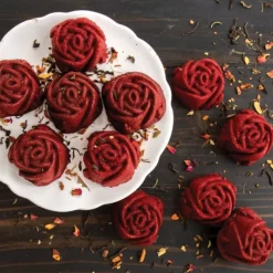 NORDIC WARE Moule à Gâteaux Roses (x6) Toffee* Moule Anti-adhésif|Moules À Gâteaux