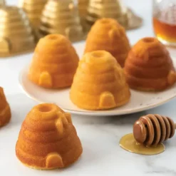 NORDIC WARE Moule à Gâteaux Ruches (x6) Toffee* Moule Anti-adhésif|Moules À Gâteaux