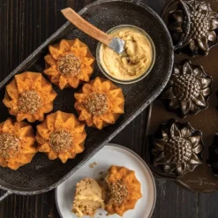 NORDIC WARE Moule à Gâteaux Tournesols (x6) Bronze* Moule Anti-adhésif|Moules À Gâteaux