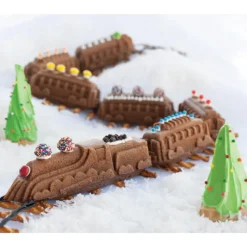 NORDIC WARE Moule à Gâteaux Train Nordic Express (x7) Silver* Moules À Gâteaux|Moule Anti-adhésif