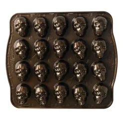 NORDIC WARE Moule à Gâteaux Têtes de Mort (x20) Bronze* Moule Anti-adhésif|Moules À Gâteaux