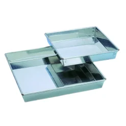 MALLARD FERRIERE Moule à manqué Carré 14 x 14 cm Fer Blanc* Moule Fer Blanc|Moules À Gâteaux