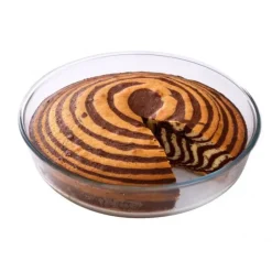 PYREX Moule à Manqué en Verre 25 cm 2,1 L Bake & Enjoy* Moules À Gâteaux