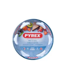 PYREX Moule à Manqué en Verre 25 cm 2,1 L Bake & Enjoy* Moules À Gâteaux