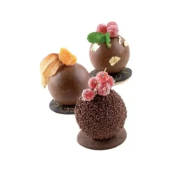 SILIKOMART Moule 5 Sphères Silicone Ø 48 mm* Pierre À Griller|Moule Silicone