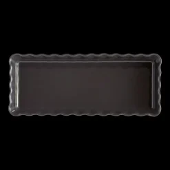 EMILE HENRY Moule à Tarte Rectangulaire en Céramique 15 x 36 cm Fusain* Plat De Cuisson|Moules À Gâteaux