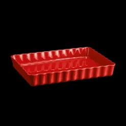 EMILE HENRY Moule à Tarte Rectangulaire en Céramique 33,5 x 24 cm Grand Cru* Plat De Cuisson|Moules À Gâteaux