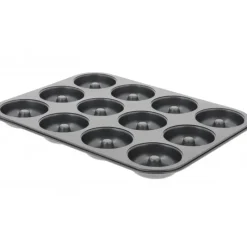 DE BUYER Moule Anti Adhésif 12 Mini Savarins Fermés Ø 7 cm x H 2,2 cm* Moule Anti-adhésif|Moules À Gâteaux