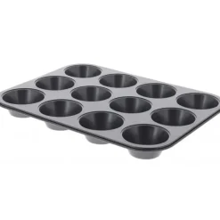 DE BUYER Moule Anti Adhésif 12 Muffins Ø 7 cm x H 3 cm* Moule Anti-adhésif|Moules À Gâteaux