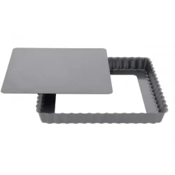 DE BUYER Moule Anti Adhésif Tarte Carrée Fond Amovible 23 cm x H 2,7 cm* Moule Anti-adhésif|Moules À Gâteaux