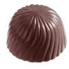 CHOCOLATE WORLD Moule Bonbon Chocolat Rond Strié (x24)* Moules À Chocolat