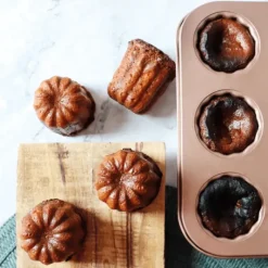 SCRAPCOOKING Moule Cannelés Antiadhésif 26,5 cm x H 6 cm* Moule Anti-adhésif|Moules À Gâteaux