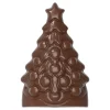 CHOCOLATE WORLD Moule Chocolat Arbre de Noël 9 x 5,9 cm (x4)* Moules À Chocolat