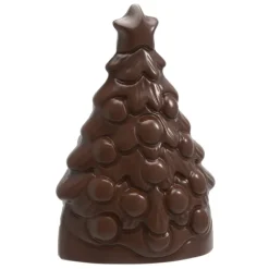 CHOCOLATE WORLD Moule Chocolat Arbre de Noël 9 x 5,9 cm (x4)* Moules À Chocolat