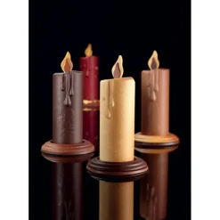 PAVONI Moule Chocolat Bougie Ø 11 x H 20 cm (x2)* Moules À Chocolat