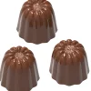 CHOCOLATE WORLD Moule Chocolat Cannelés 21,5 mm (x21)* Moules À Chocolat