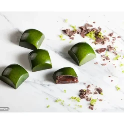 CHOCOLATE WORLD Moule Chocolat Carré Bombé 25,5 mm (x24)* Moules À Chocolat