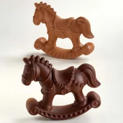 PAVONI Moule Chocolat Cheval à Bascule 17,5 x 5,5 cm x H 15,5 cm (x2)* Moules À Chocolat