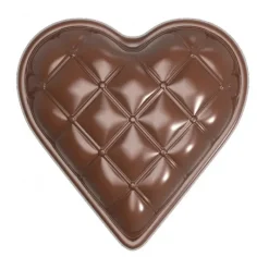 CHOCOLATE WORLD Moule Chocolat Coeur Matelassé 33 mm (x18)* Moules À Chocolat