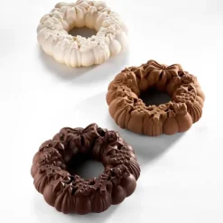 PAVONI Moule Chocolat Couronne Ø 18 x H 5,5 cm (x2)* Moules À Chocolat