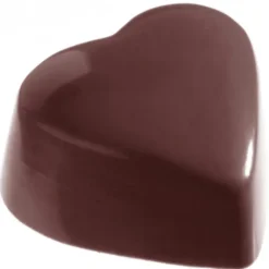 CHOCOLATE WORLD Moule Chocolat Cœur Haut Plat 3,5 x 3,1 cm (x32)* Moules À Chocolat
