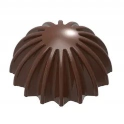 CHOCOLATE WORLD Moule Chocolat Demi Sphère Plissée 28 mm (x21)* Moules À Chocolat